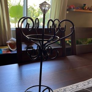 Black holder jewelry